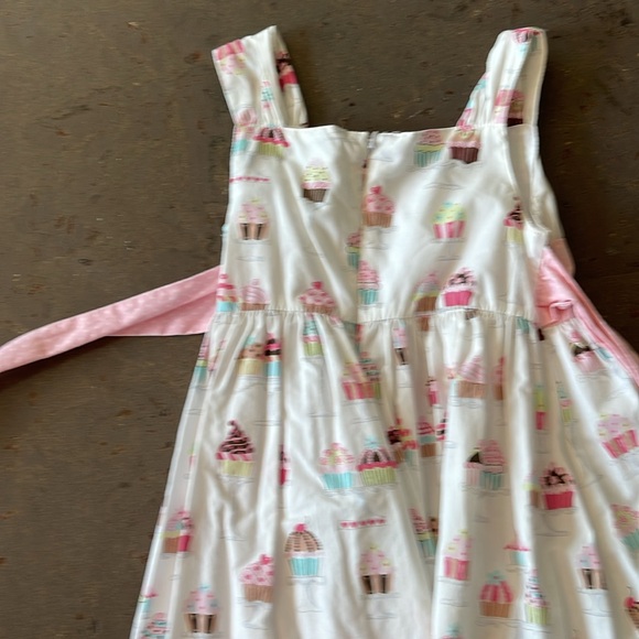 Summer dress white and print - Picture 4 of 6